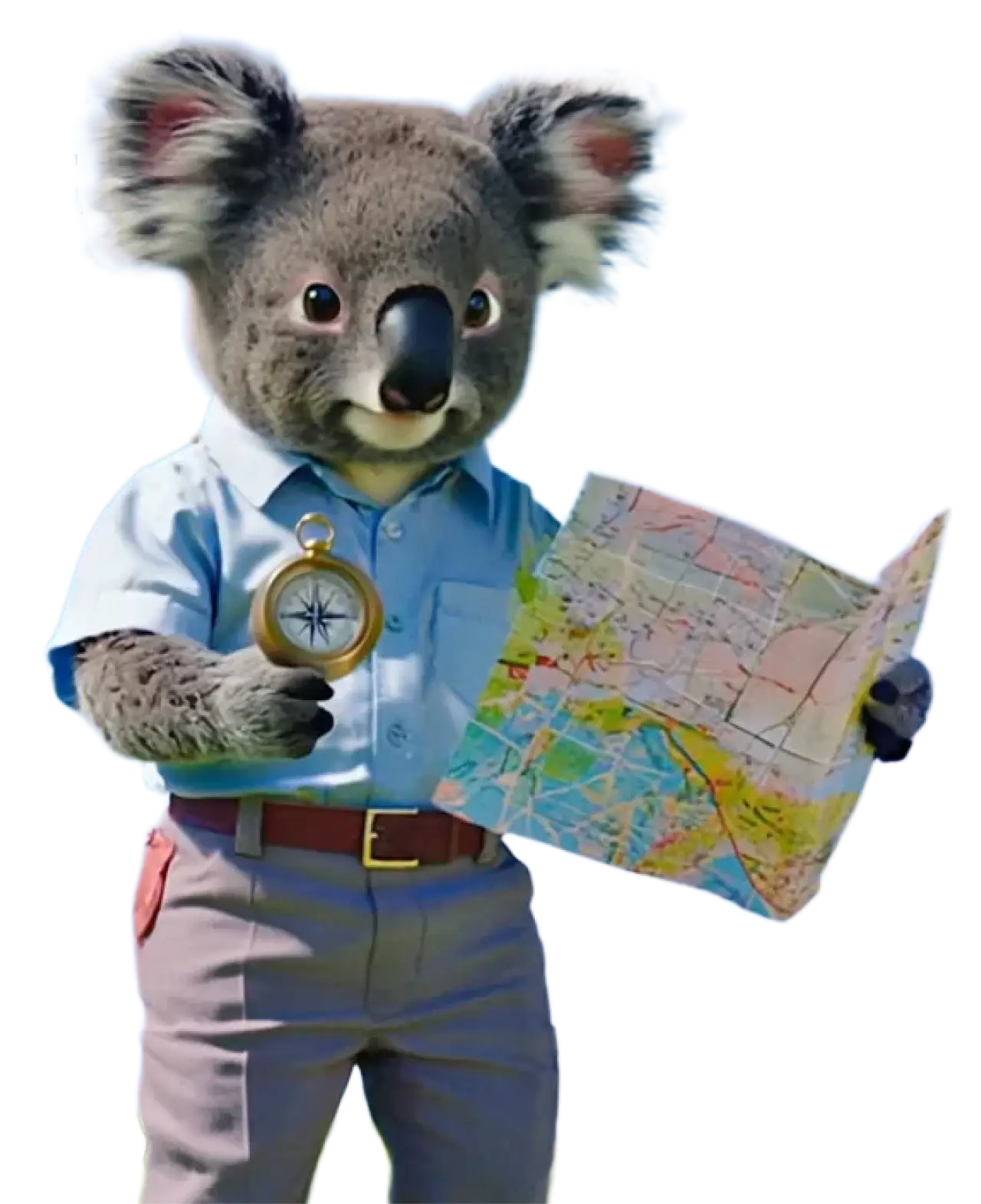 koala pushing a pallet