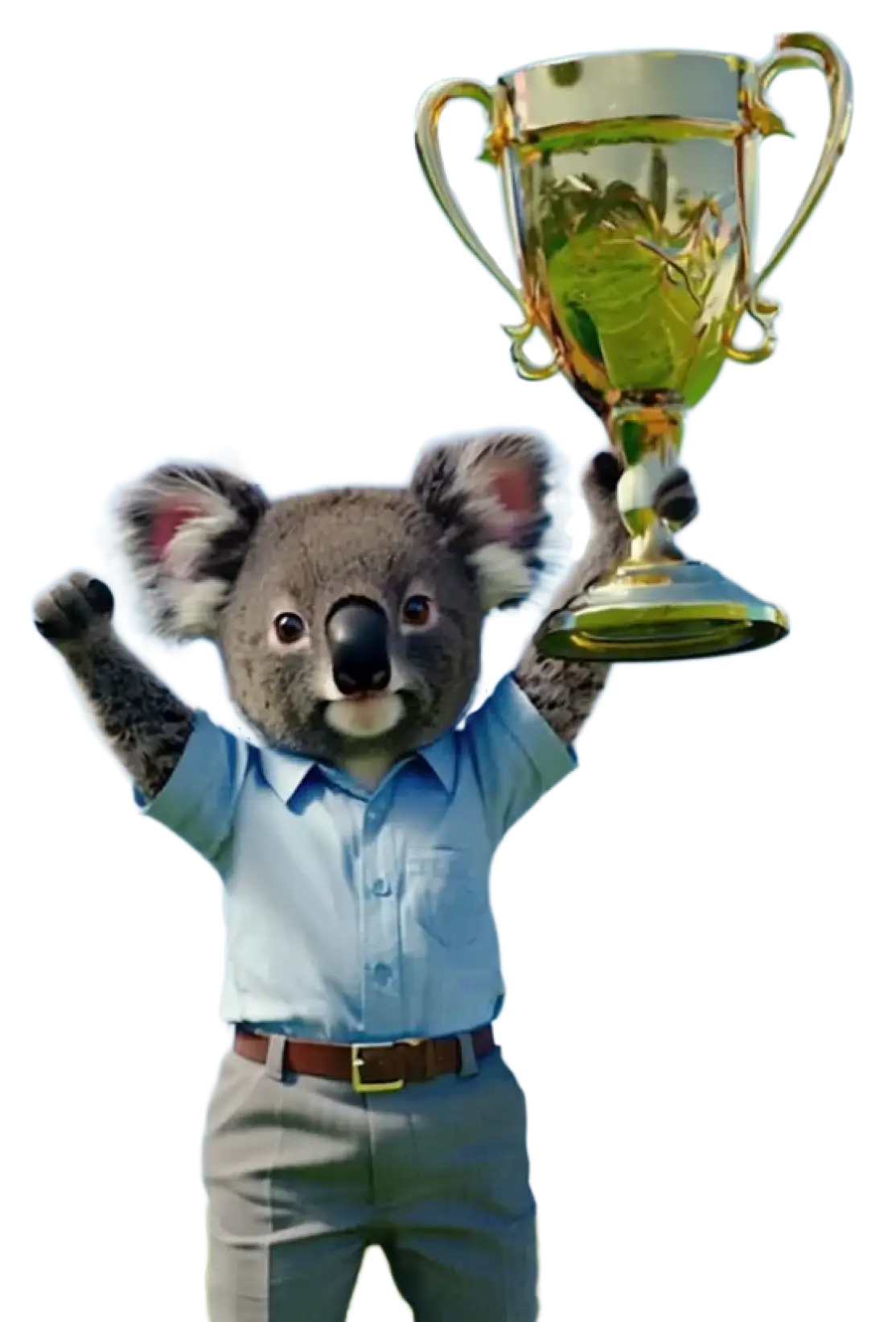 koala pushing a pallet
